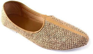 Krafto Men's Camel Brown Mesh Jalsa Jutis