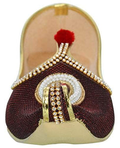 krafto mens maroon glitz rhinestone ruby mojaris