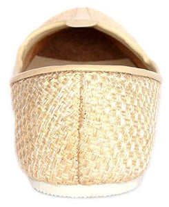 Krafto Men's Cream Mesh Jalsa Jutis