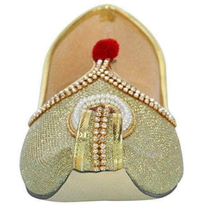 krafto mens gold glitz rhinestone ruby mojaris