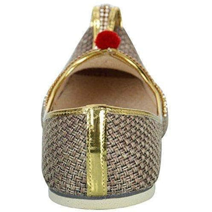 Buy Sandy Brown Jute Ruby Men's Sherwani Mojaris Online