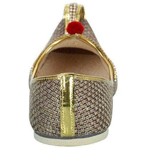 Buy Sandy Brown Jute Ruby Men's Sherwani Mojaris Online