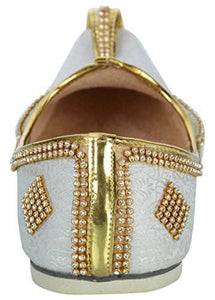 krafto mens white gold glitz rhinestone mojaris