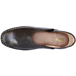 Buy Solid Black Leather Men's Jodhpuri Boot Mojaris Online