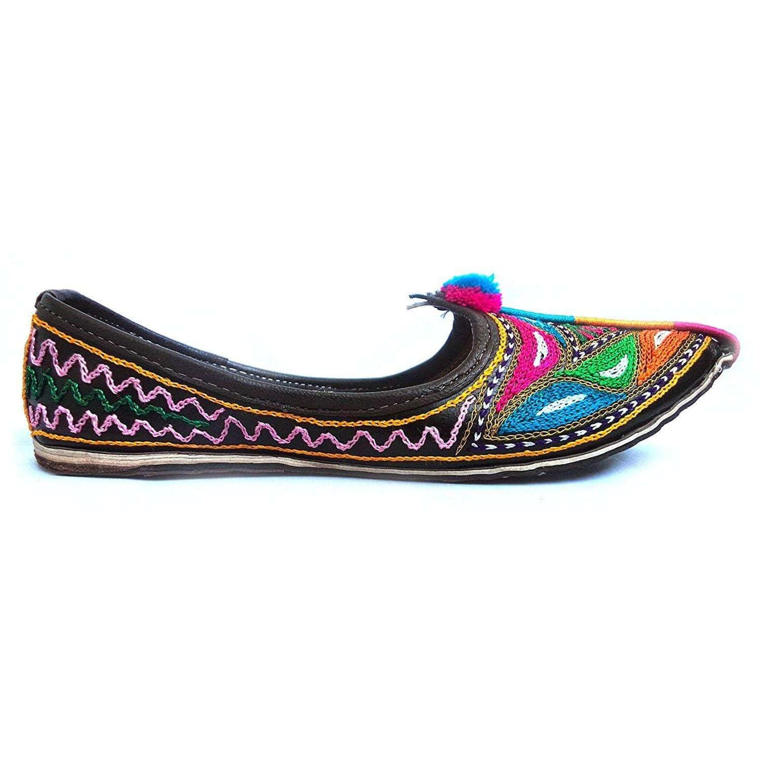 Buy Indian Leather Men Shoes Punjabi Jutti Ethnic Aladdin Khussa FlipFlops  online  Looksgudin
