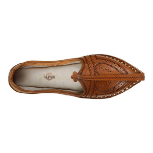 Brown Handcrafted Mojdi for Man