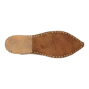 Plain Brown Handcrafted Juti for Man