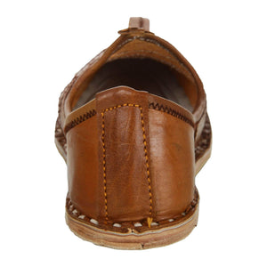 Brown Handmade Leather Jutti for Man