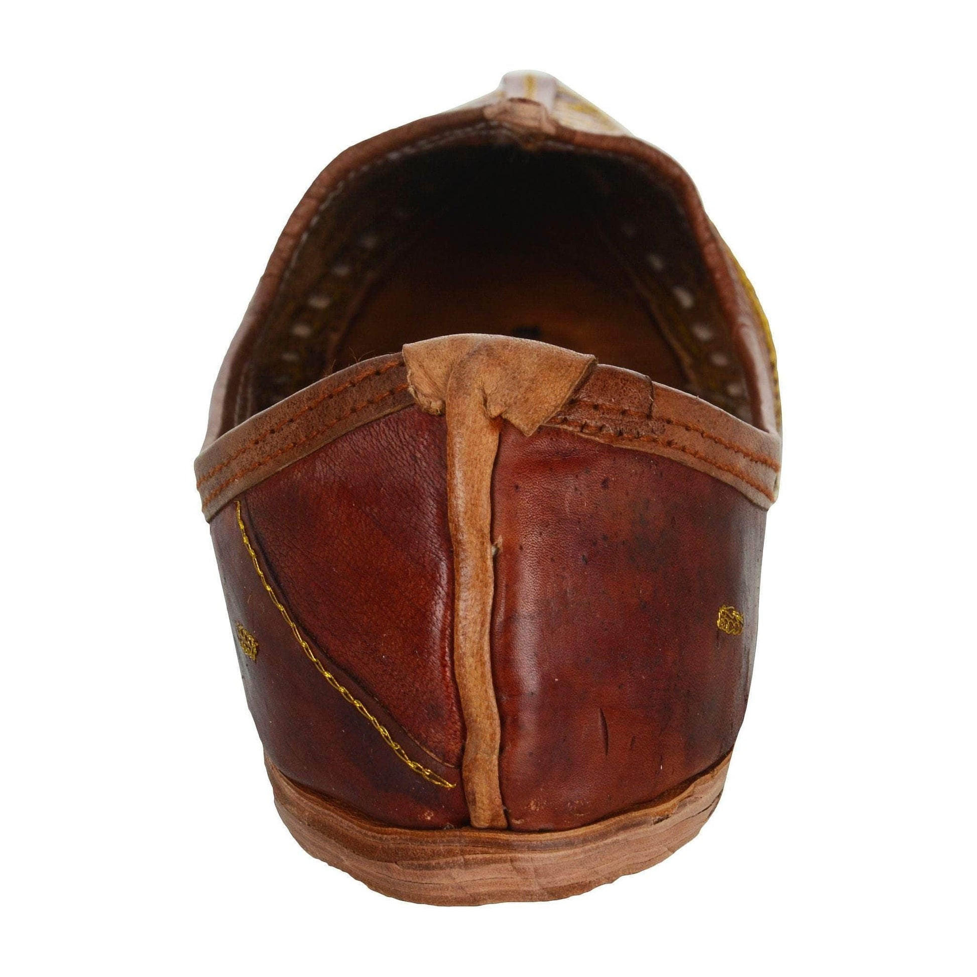 Maroon Handmade Leather Jutti for Man