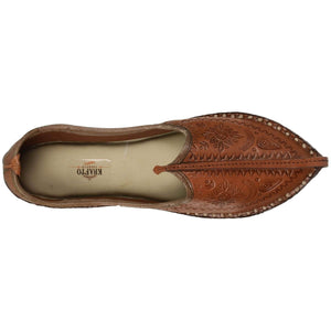 Brown Handcrafted Mojdi for Man