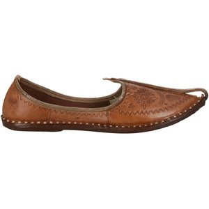 Brown Handcrafted Leather Mojdi