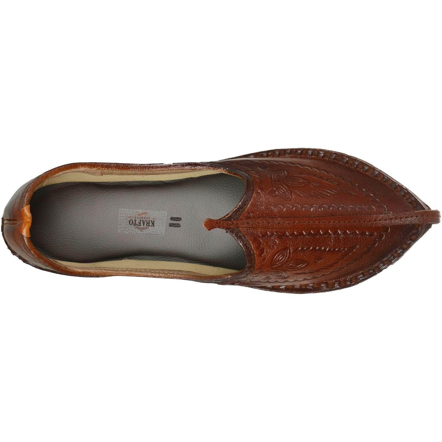 Brown Handcrafted Mojdi for Man