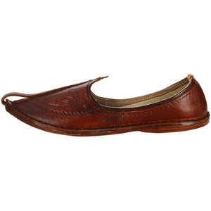 Brown Handmade Jutti for Man