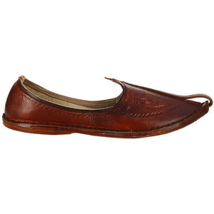 Brown Handcrafted Leather Mojdi