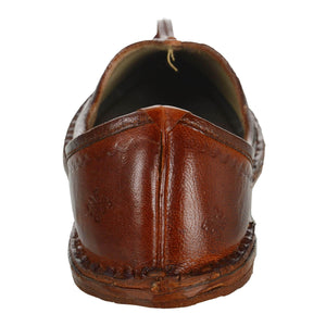 Brown Handmade Leather Jutti for Man