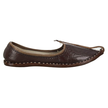 Brown Handcrafted Leather Boys Mojdi