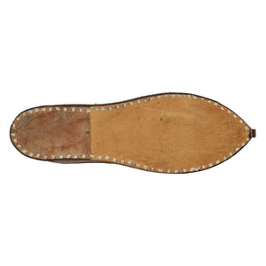 Plain Brown Handcrafted Juti for Man