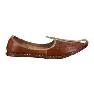 Brown Handcrafted Leather Boys Mojdi