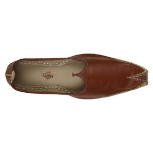 Brown Handcrafted Mojdi for Man