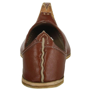 Brown Handmade Leather Jutti for Man