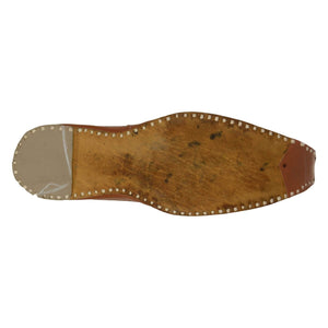 Plain Sandy Brown Handcrafted Juti for Man