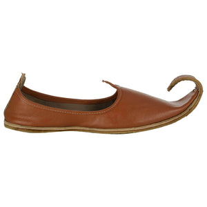 Sandy Brown Handcrafted Leather Boys Mojdi