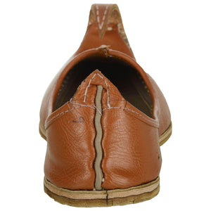 Sandy Brown Handmade Leather Jutti for Man