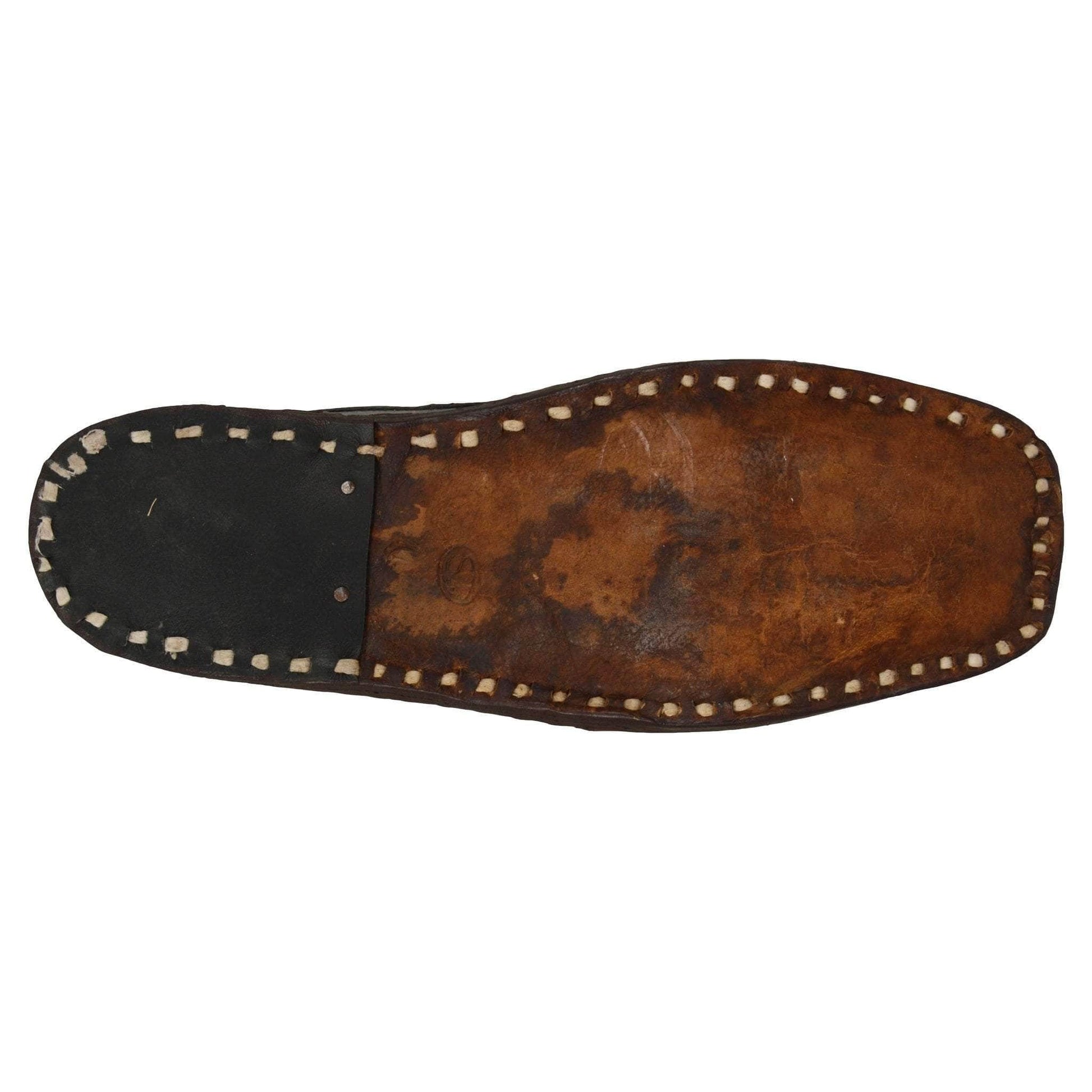 Plain Dark Brown Handcrafted Juti for Man