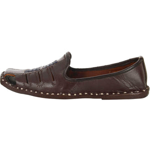 Dark Brown Handmade Jutti for Man